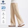 Girls' Tencel Linen Straight Wide-Leg Pants
