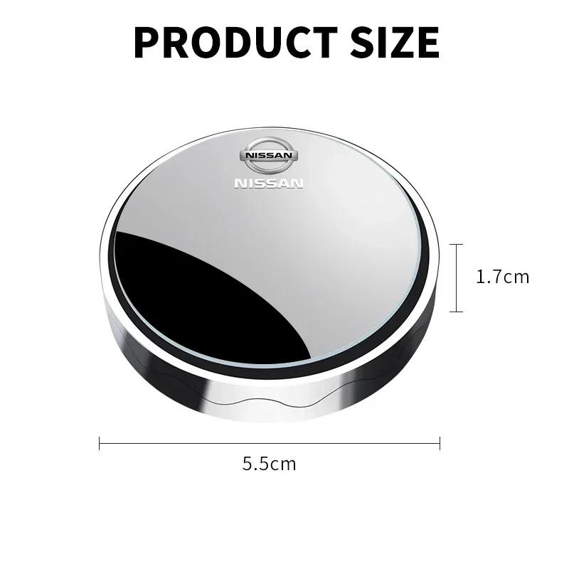 2Pcs 360 Degree Adjustable Blind Spot Mirror For Nissan J10 X-Trail Qashqai Juke Leaf Micra NOTE Patrol Gadgets Auto Accessories