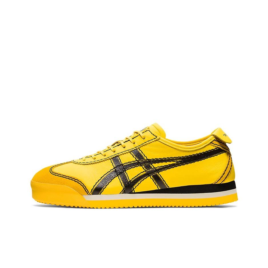 ONITSUKA TIGER Mexico 66 Wygodne Wytrzymałe Niskie Sneakersy Lifestyle Unisex Żółte 1183B543-750