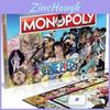 Emocionante Jogo de Tabuleiro Monopoly One Piece Inglês Conjunto de Cartas Para Idades de Sete a Trinta e Cinco