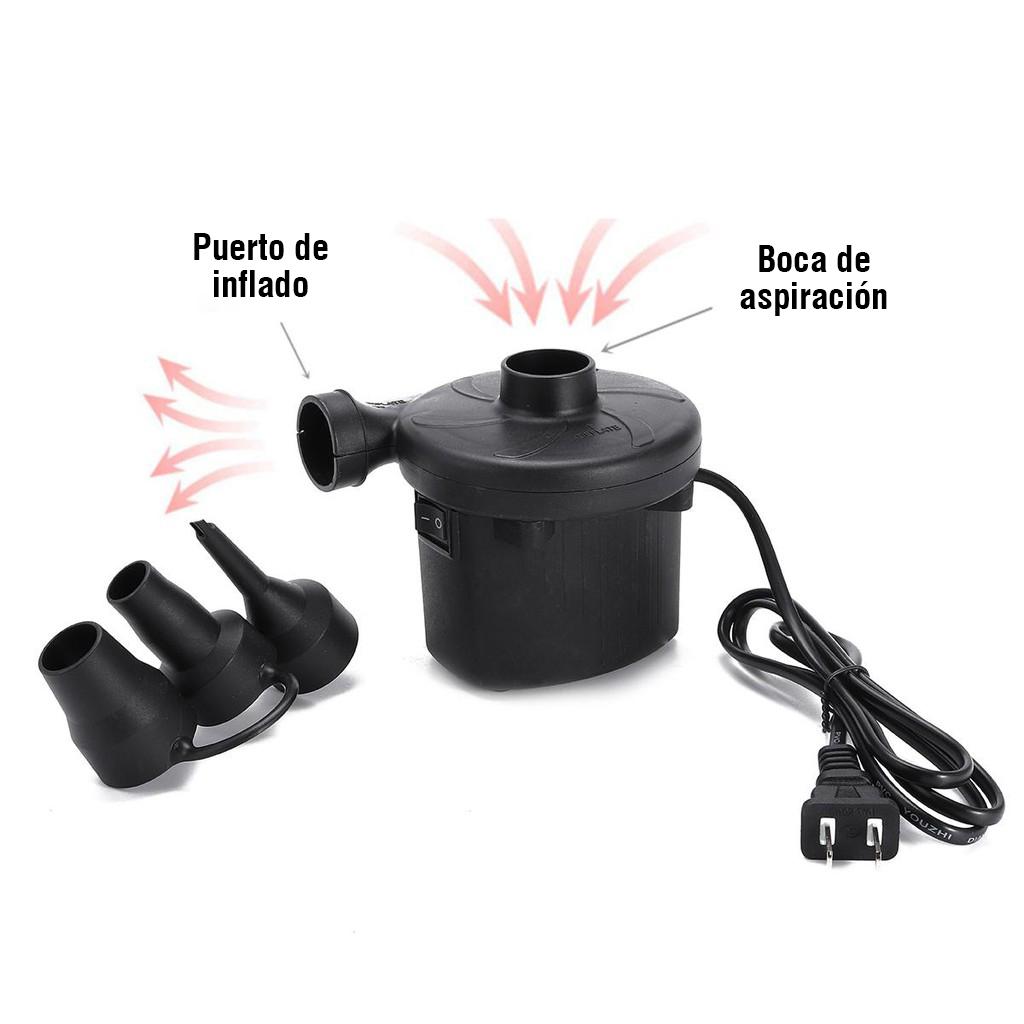 Non-Toxic 220V Electric Inflatable Pump Quick Air Filling Compressor With 3 Nozzles For Car Camping Life Buoy Boat Cushion Home Use