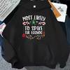 Christmas Most Likely Graphic Hoodies Funny Slogan Xmas Light Print Sweatshirts Family Friends Matching Holiday Party Hoodies