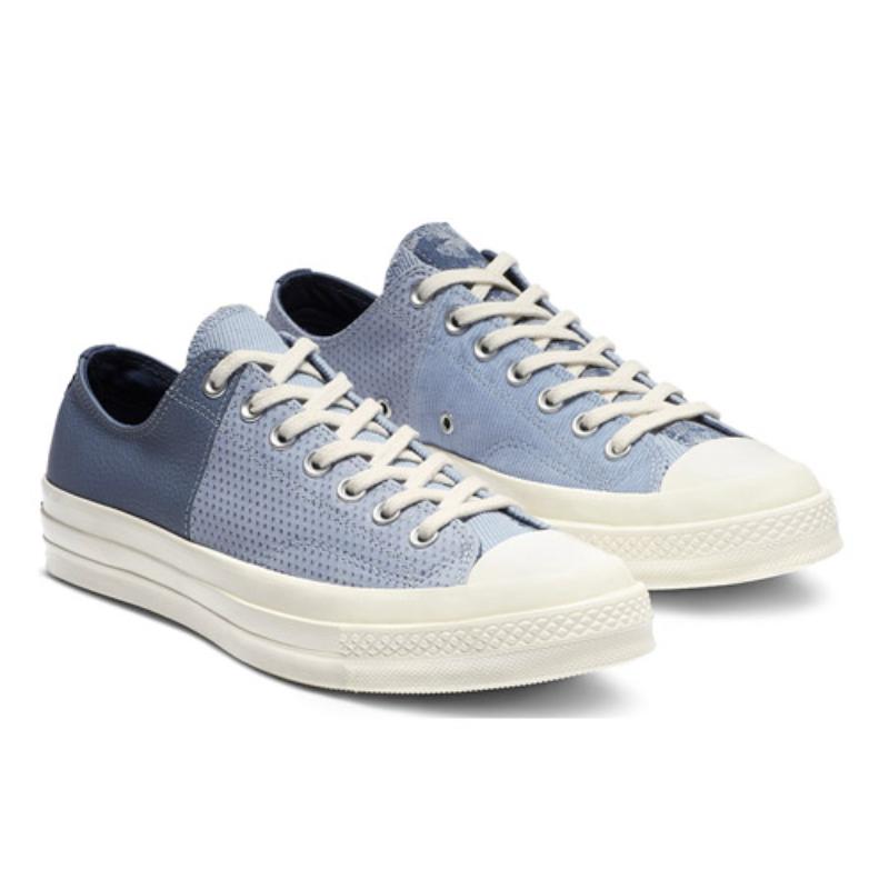 Converse Chuck Taylor All Star 1970s Round-toe Lace-up Low-Top Canvas Unisex Blue & White