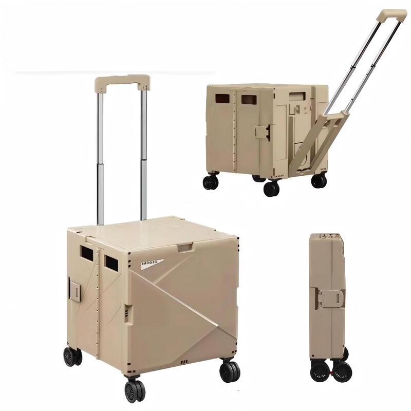 HAODEYI Portable Folding Luggage Cart