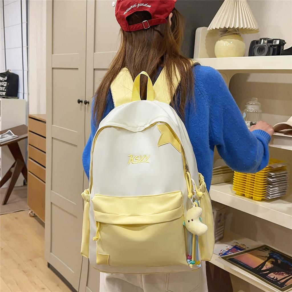 Schoolbag New Japanese Campus Small Fresh Fashion Versatile School Bag Large Capacity Junior High School Student Backpack