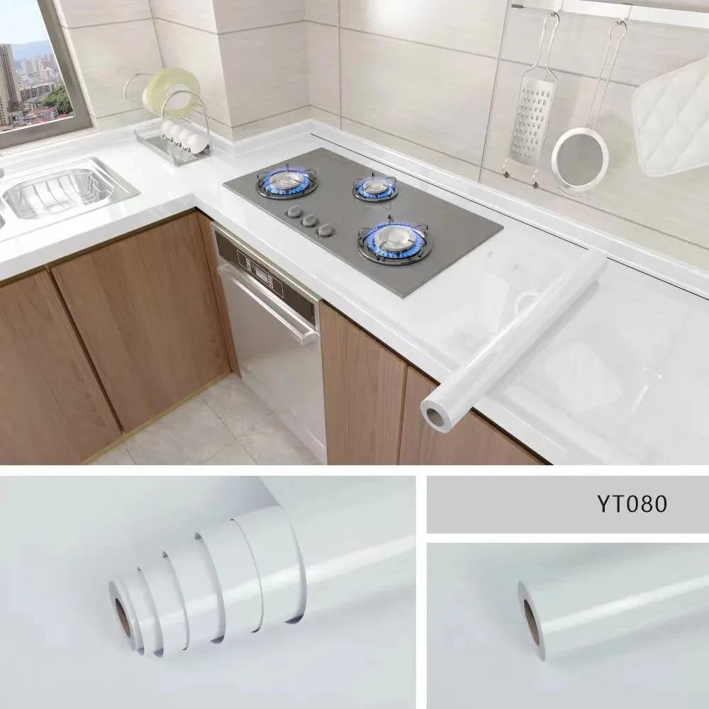 40cm Marble Vinyl Self Adhesive Wallpaper Waterproof Contact Paper PVC Wall Stickers for Kitchen Livingroom Home Decorative Film