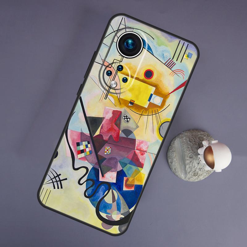 Wassily Kandinsky Abstraktní Pro Huawei Honor Magic 5 Lite 70 50 X8 X9 a P20 P30 P40 P50 P60 Pro P Smart Nova 9 5T Pouzdro