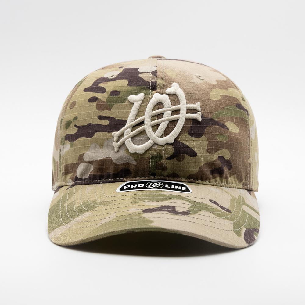 Wieoldeuwoldeu Born To Be Camo Ball Cap