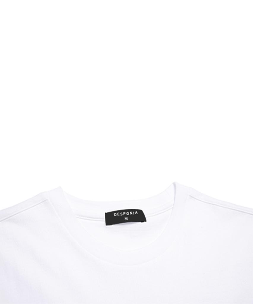 Ujeu Daisy Logo Oversized Short-Sleeve T-Shirt (Ds014) White