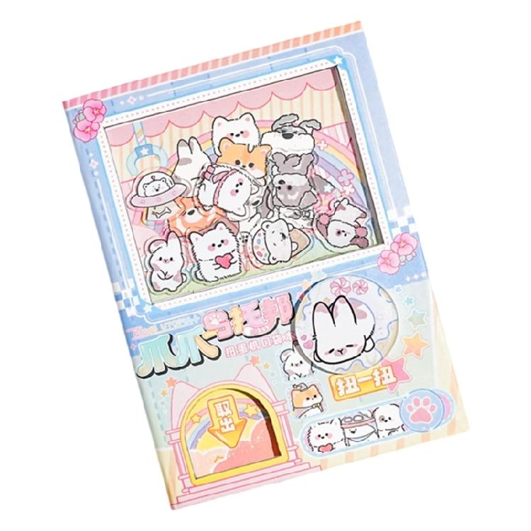 

Gachapon Machine Notepads Pocket Journal 160 Pages Cartoon Planner For Daily Journaling Sketching Note Taking синій