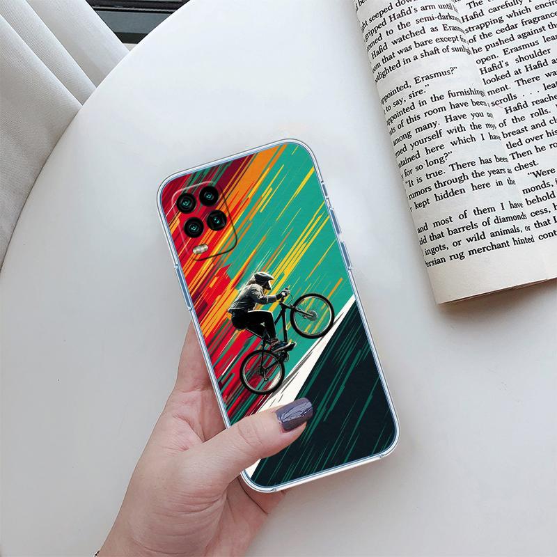 

RP26 Cycling Bicycle Transparent Phone Case for Motorola Moto G7 G8 G9 G84 G85 G73 G24 G15 Z2 Play Power Plus Motorola Moto G8 Play