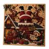 DIY Rhinestone Art Projects Christmas Faux Pearl Kit, Painting 8" X 8", Cartoon Framed Canvas Wall Crafts Snowman Animal Diamond Craft Kit for Adults,