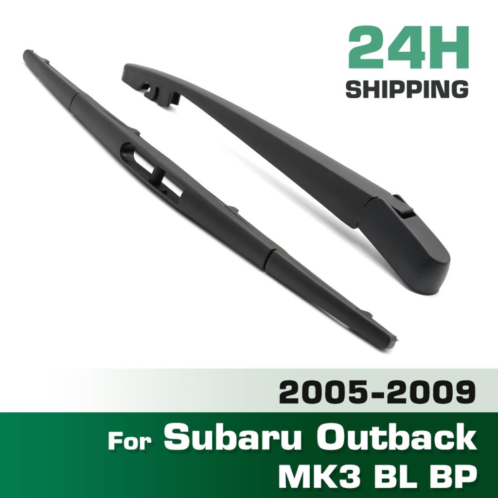 Wiper 14" Rear Wiper Blade & Arm Set For Subaru Outback MK3 BL BP 2005 - 2009 Windshield Windscreen Tailgate Window