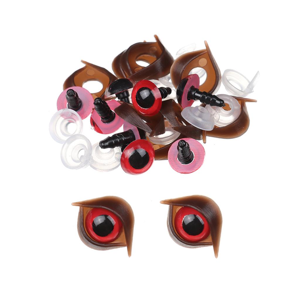 10pcs/5pairs High Quality Plastic  Parts Puppet Crystal Eye Dolls DIY Tools Eyes Crafts Bear Animal Accessories