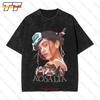 Maglietta Oversize Vintage Rosalia Motomami Merch Album QT