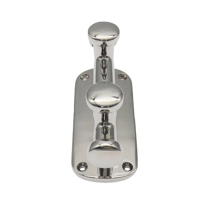 316 Stainless Steel Double Cross Boat Bollard Cleat Durable Marine Hardware Boat Accessories Mooring Column Cable Pile Mooring Pile