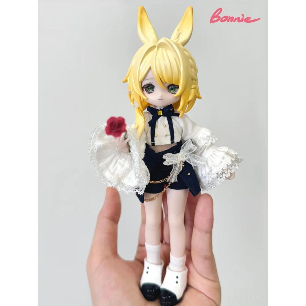 Original New BJD doll Bonnie Bunny 1/12 Meteorological Star Language series trendy play blind box joint movable replacement Gift
