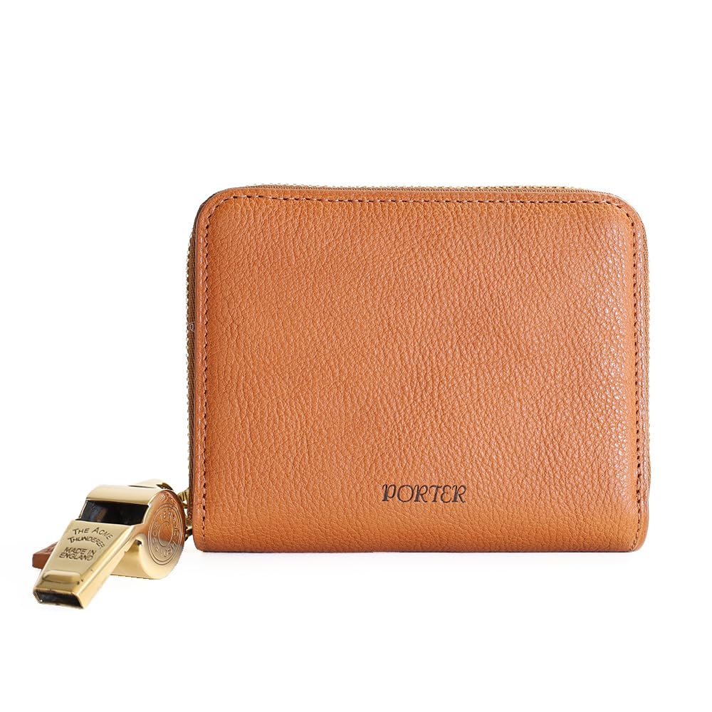 

[Porter] Tone Duo Purse 150-02289 Yoshida Bag Bifold Wallet Round Zipper Men Women Unisex DUO PURSE (40 Camel)