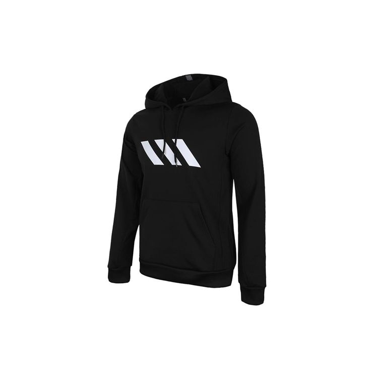 Adidas Sport Basketball Casual Pullover Hoodie Men Tops Black EC6229
