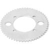 Qii lu Rear Chain Sprocket, 25H 55T 2.126in Rear Chain Sprocket Fit for E300 Compatible #25 Electric Scooter