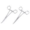 Stainless Steel Locking Forceps Curved Mosquito Hemostat Tool 12.5Cm Length