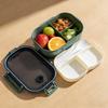 Portable Sealed Double Layer Leak Proof Bento Box with Cutlery Microwave Safe Kids Lunch Box Food Container Kitchen Accessory
