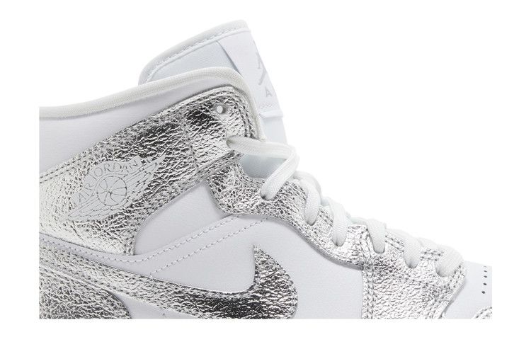 Jordan 1 Mid SE Metallic Silver (Women's)