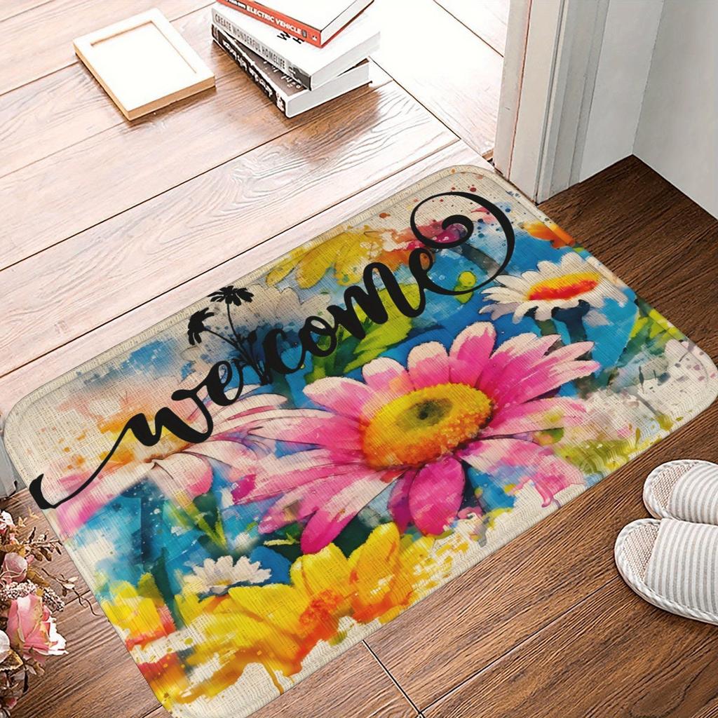 1PC Sea Turtle in Underwater Kitchen Rug Non-Slip Door Mat Pop design Bathroom Rug Bath Mat Carpet for Home Sink Laundry Decor