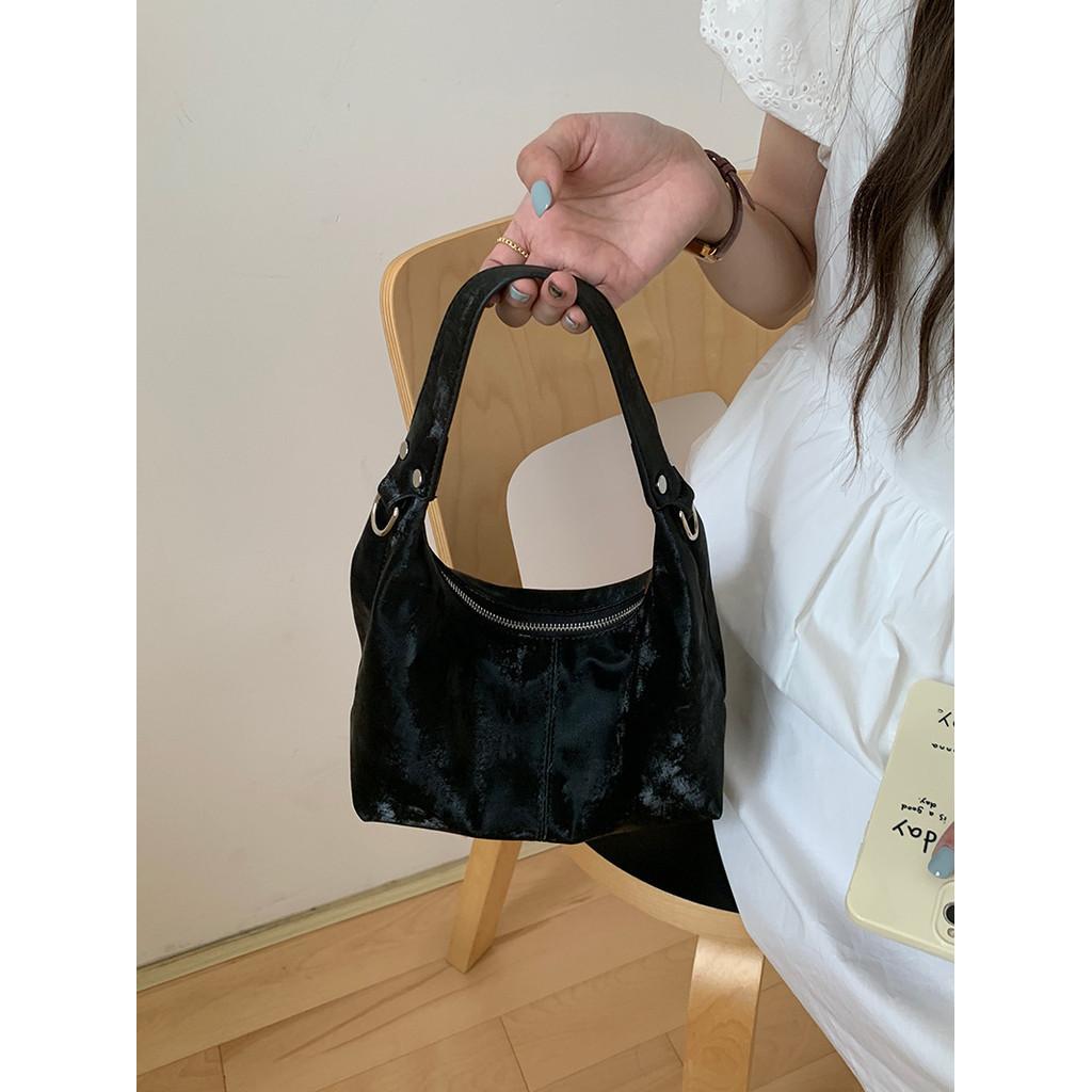 

IELGY Новая китайская сумка Macaron Small Fresh National Style Fashion Pink Underarm Bag, сумка через плечо на одно плечо чёрный