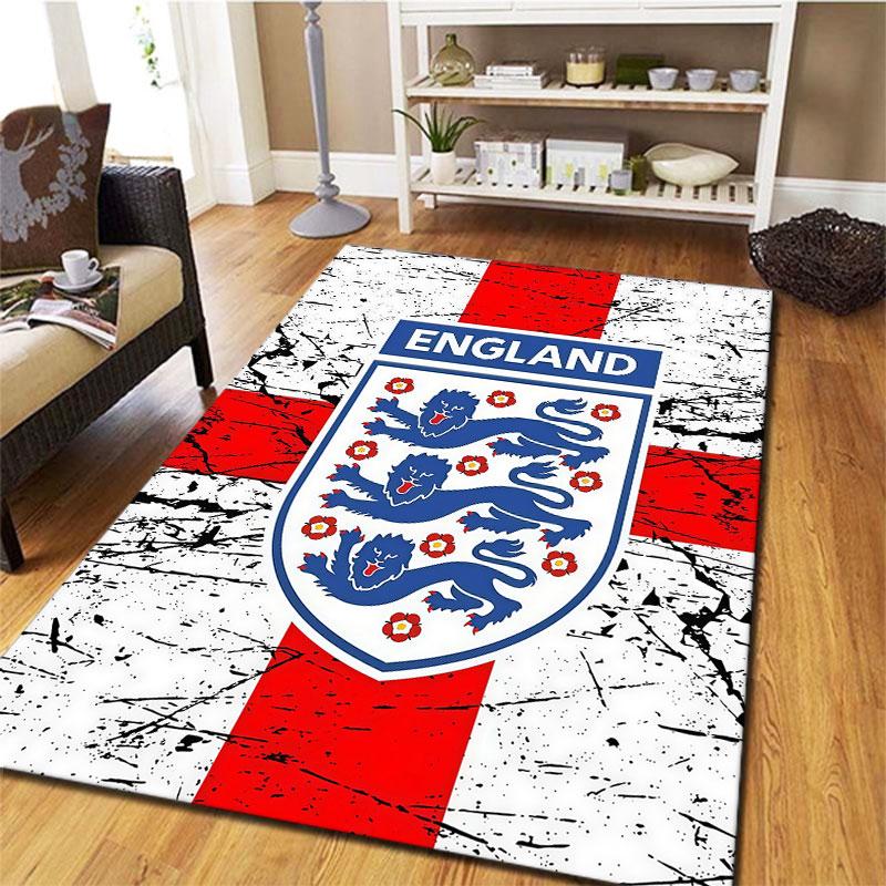 England National Football Team Carpet Rug for Living Room Bedroom Home Sofa Decoration,Kids Play Non-slip Floor Mat