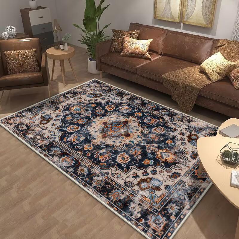 Bohemia Living Room Rugs Decoration Bedroom Deluxe Anti Slip Floor Mat Large Area Carpet Lounge Rug Persian Carpet Washable