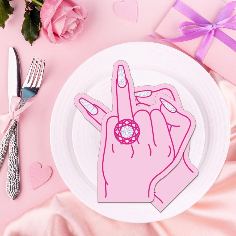 20pcs Disposable Bachelorette Party Napkins Eco-friendly Cocktail Napkins  Engagement Party