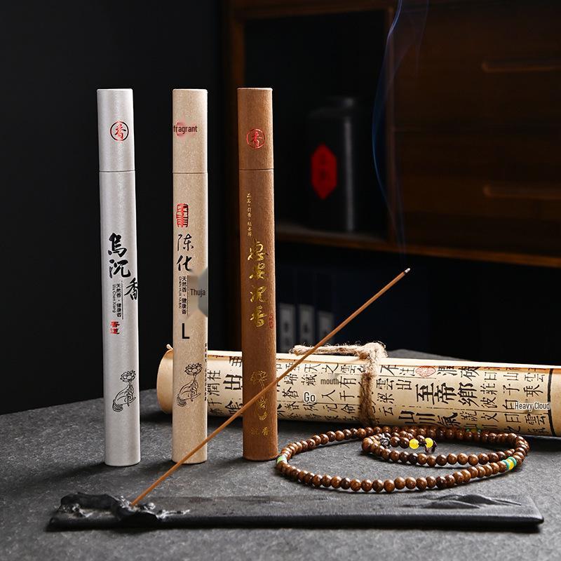 20g Indoor Incense Sticks: Sandalwood, Mugwort & Black Agarwood for Aromatherapy and Sleep Aid