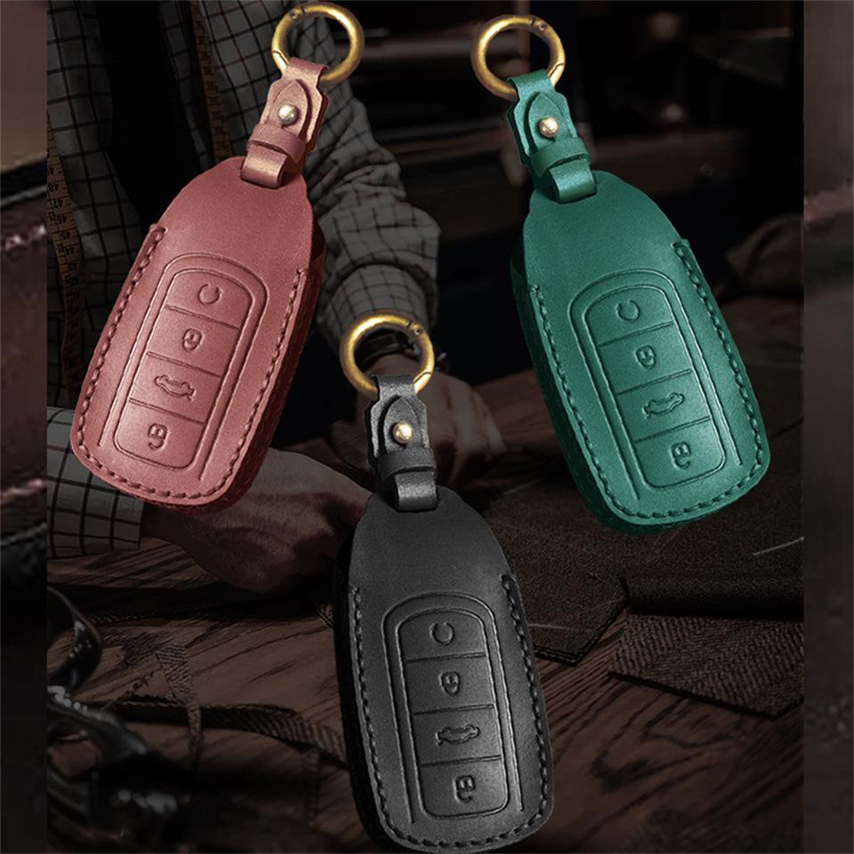 Handmade Car Key Cover for Chery Tiggo 8PLUS, Omenda, Little Ant, Arrizo Models