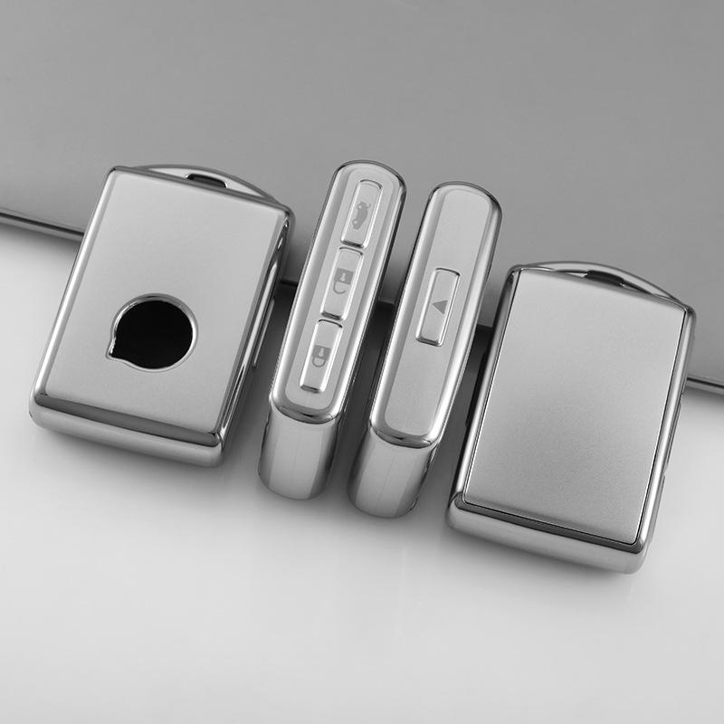 

Мягкий резиновый чехол для ключей Volvo XC60/XC90 для женщин, следящих за модой - 2021 S60L Сумка для ключей от автомобиля с пряжкой Volvo A - Single Shell + Metal Buckle