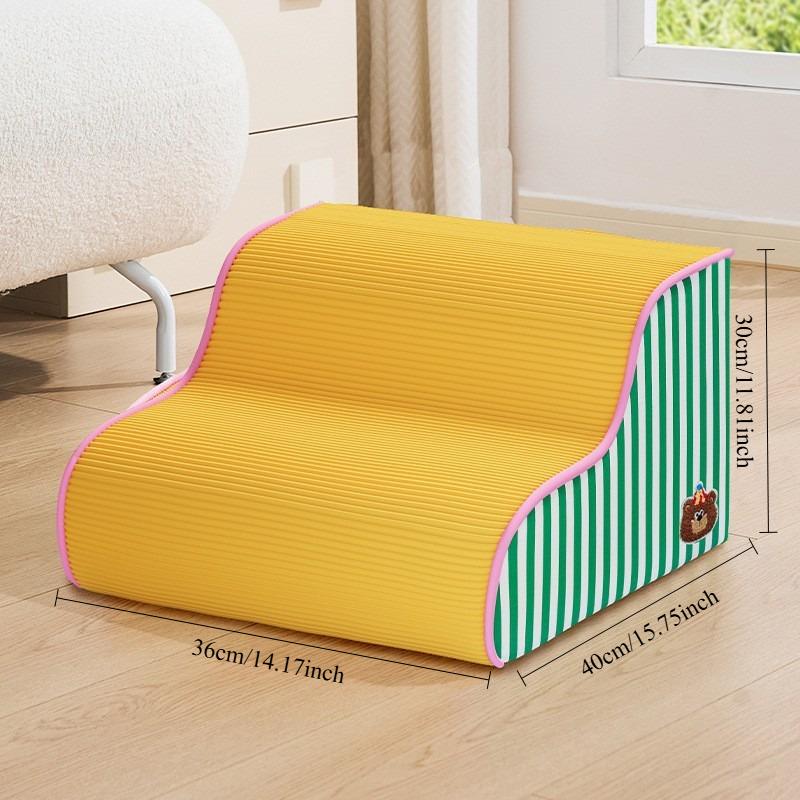 Pet Stairs Wave Dog Climbing Slopes Elderly Dog Home Small Dogs Multi Step Pedals Pet Ramp for Small Dogs