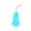 100 unidades Desechables Dental Pre Doblado Puntas de Aguja de Irrigación Punta de Aguja Dispensadora Accesorio de Repuesto Azul