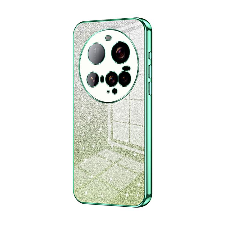 Gradient Glitter Powder Electroplated Phone Case