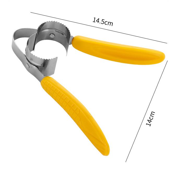 

Гаджеты для кукурузной молотилки из нержавеющей стали, ручной поворотный пластиковый кукурузный плуг, креативный сепаратор для очистки кукурузы, инструменты для домашней кухни