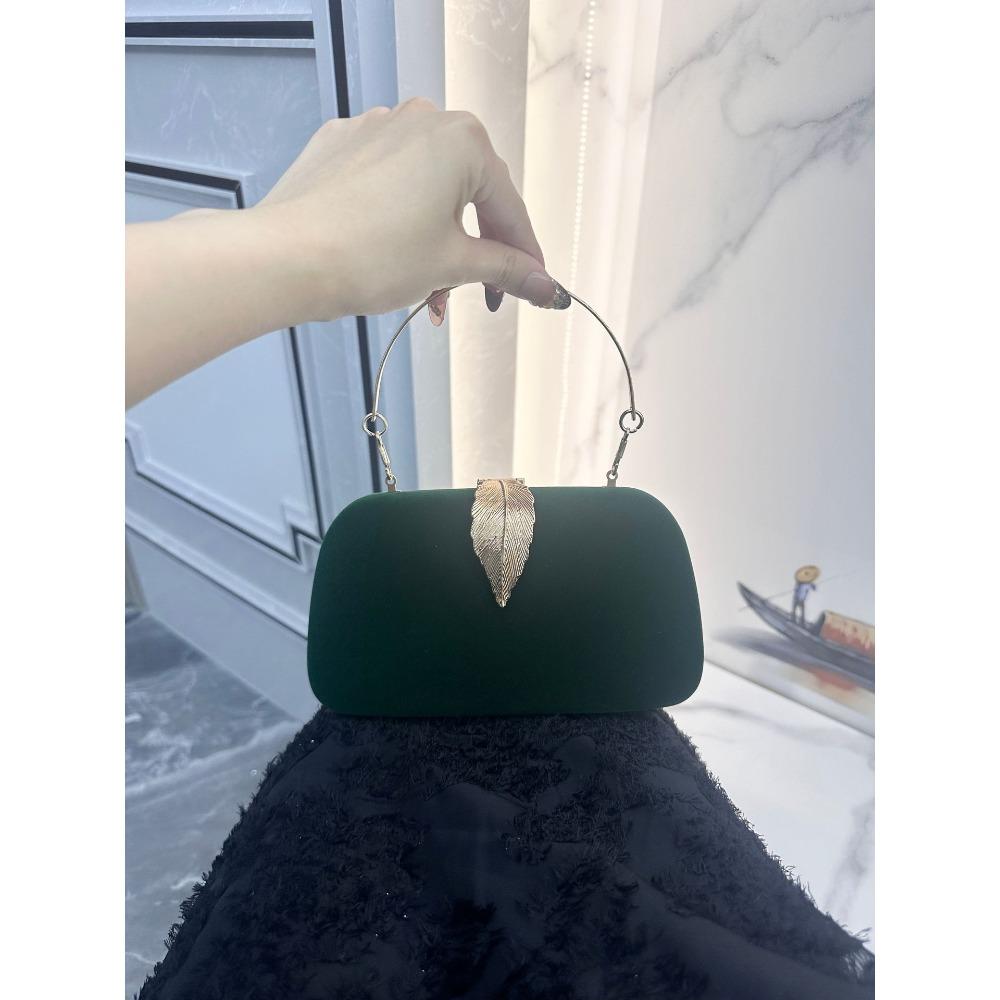

New Banquet Clutch Women s Fashion Shoulder Crossbody Bag for Gown Qipao Evening Party 20cm*4cm*10cm зелений