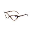 Women Cat Eye Reading Glasses Anti Blue Light Presbyopic Computer Glasses Vintage Clear Lens Black Leopard Frame Reading Glasses