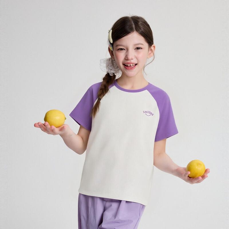 Deesha Girls' Cool-Touch Raglan Sleeve T-shirt