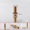 1/8" 1/4" 3/8" 1/2" 3/4" BSPP Male Full Thread Barrel Nipple Bulkhead Brass Connector Water Tank Fitting