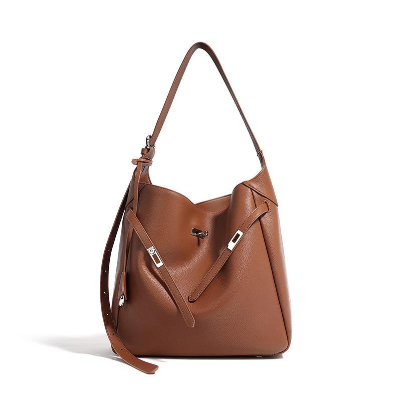 Niche Bag, New Leather Shoulder Handbag, High-end Sense for Commuting To Work, Large-capacity Tote Bag for Women