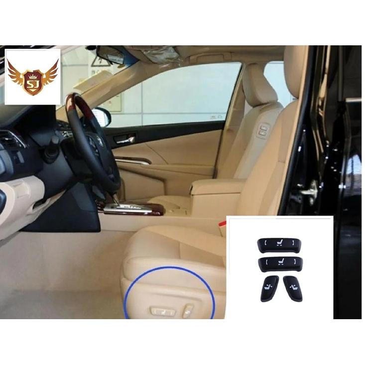 Car Power Seat Switch Cover Button Adjust Cap for Toyota Highlander Camry Ruiz 4Runner Mirai Prius RAV4