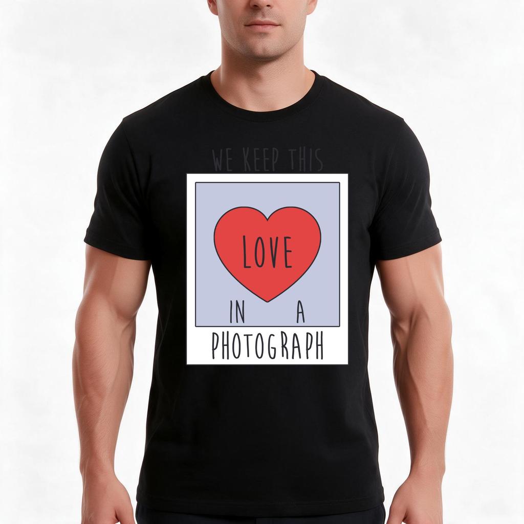 Photograph Tshirt Summer Casual Cotton Tee Oversized Streetwear Tops Vintage Graphic Print Loose Fit Short Sleeve