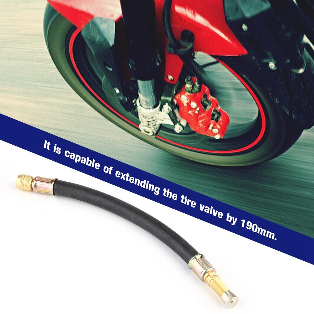 Flexible Rubber Car Truck Motorcycle Wheel Tire Valve Stem Extension 190mm