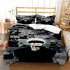 Jujutsu Kaisen Bedding Set Quilt Cover Pillowcase Anime Figure Satoru Gojo Bed Bedroom Duvet Cover Decor Beddings Suit Kids Gift