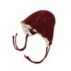 Ear Protection Kids Warm Hat Soft Knitted Lace Cap Exquisite Warmer Beanie Cap  Winter