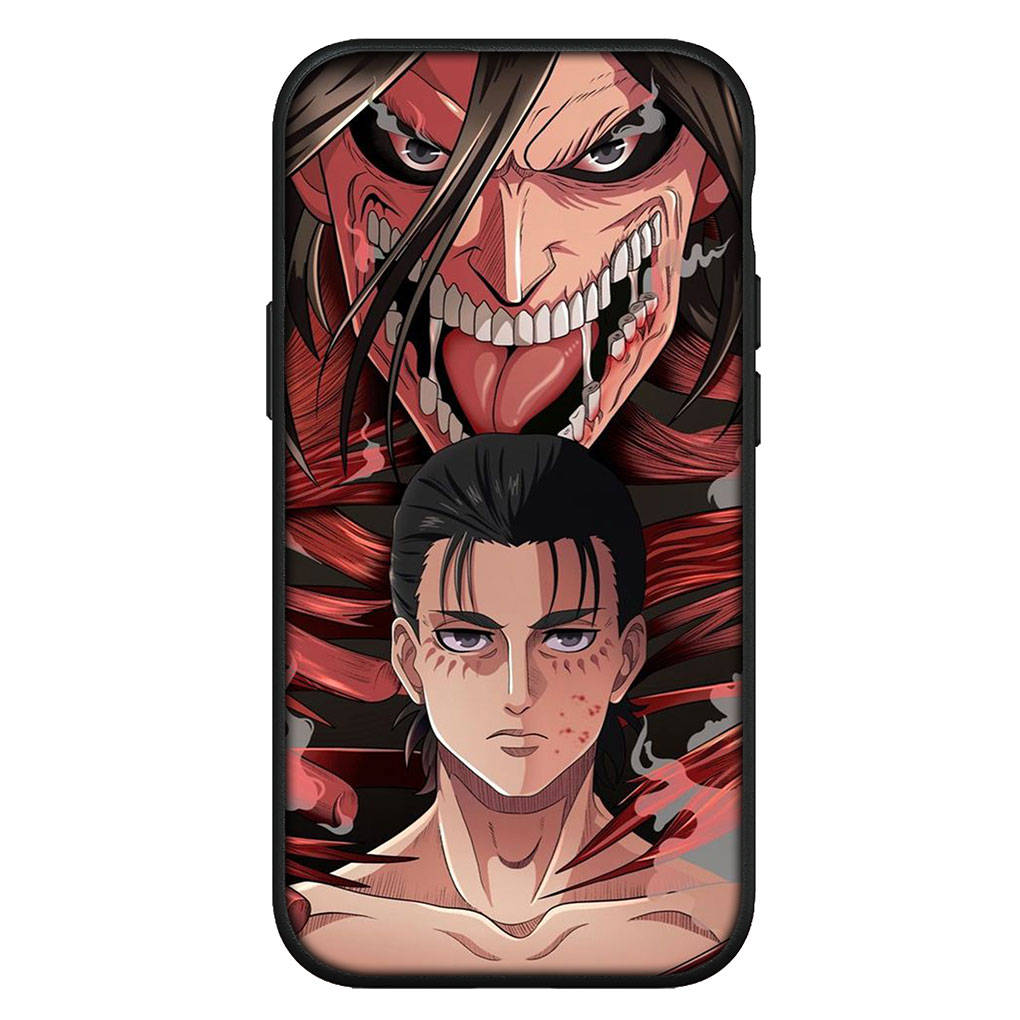 Cover for iPhone 16 15 Xiaomi Redmi Note 14 13 12 11 Pro Max X 8 9 16e Samsung Galaxy S25 S24 S23 Moto A4 OPPO Huawei Anime Attack on titan Phone Case